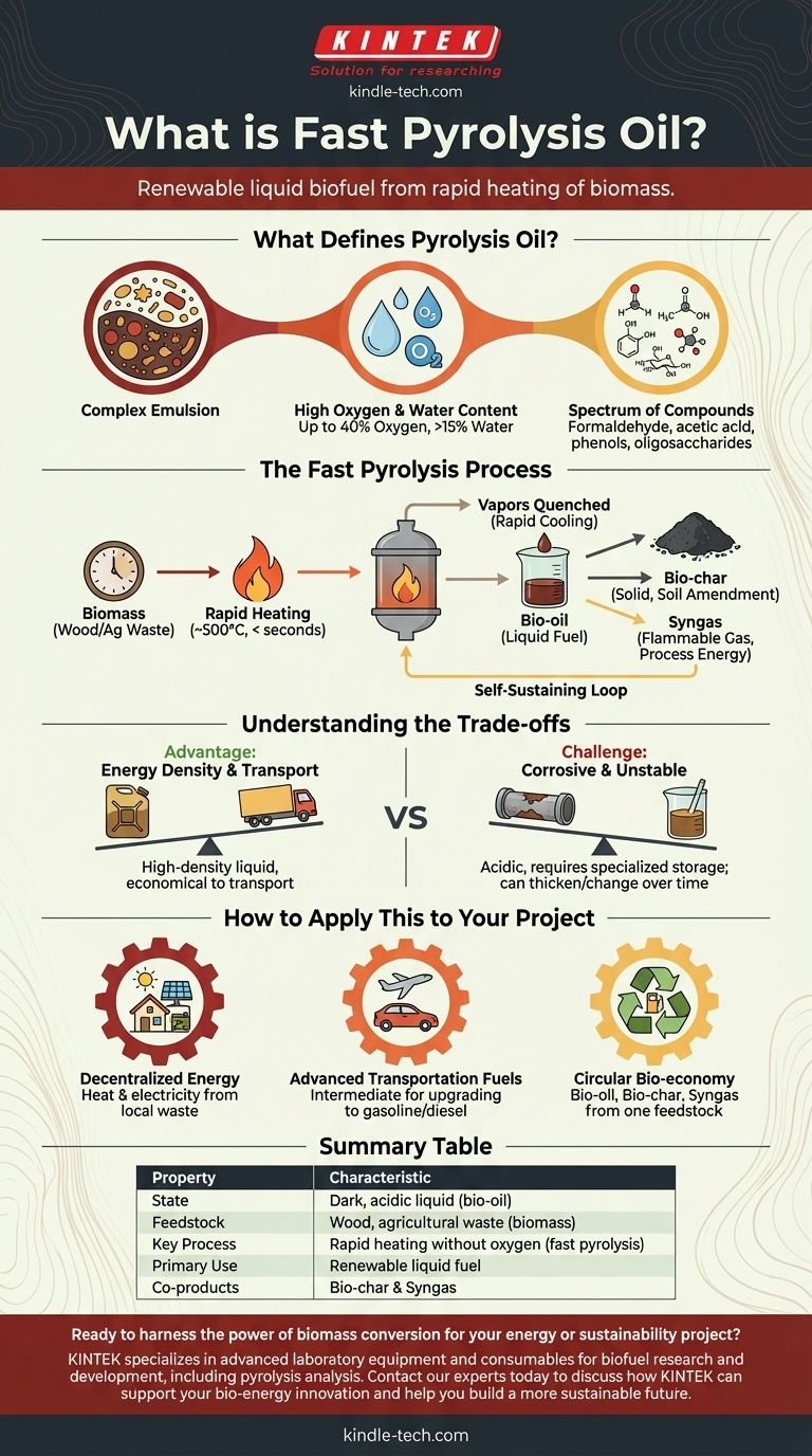 O que é óleo de pirólise rápida? Um Guia para o Biocombustível Líquido Renovável Guia Visual