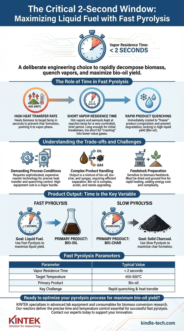 快速热解的时间是多久？在2秒内实现生物油的最大产量 图解指南