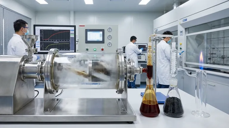 Qual é a composição dos produtos da pirólise? Um Guia para Biochar, Bio-óleo e Gás de Síntese