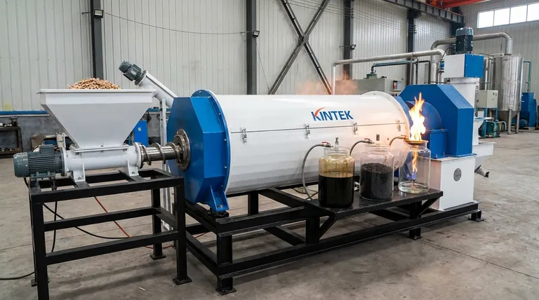 Quais são os usos dos produtos da pirólise? Desbloqueie Valor a partir de Bio-óleo, Biochar e Gás de Síntese