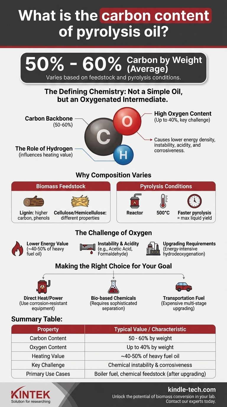 熱分解油の炭素含有量は？その組成と用途を深く掘り下げる ビジュアルガイド