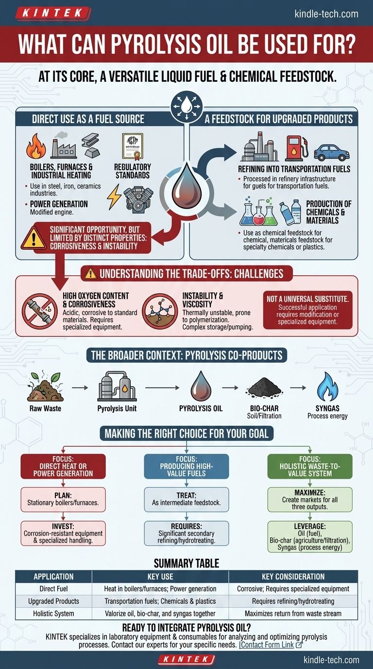 فيما يمكن استخدام زيت الانحلال الحراري؟ دليل للوقود والكيماويات وإثراء النفايات دليل مرئي