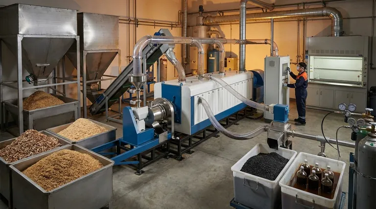 Quais são os componentes da pirólise da biomassa? Um Guia Completo sobre o Sistema, Produtos e Processo