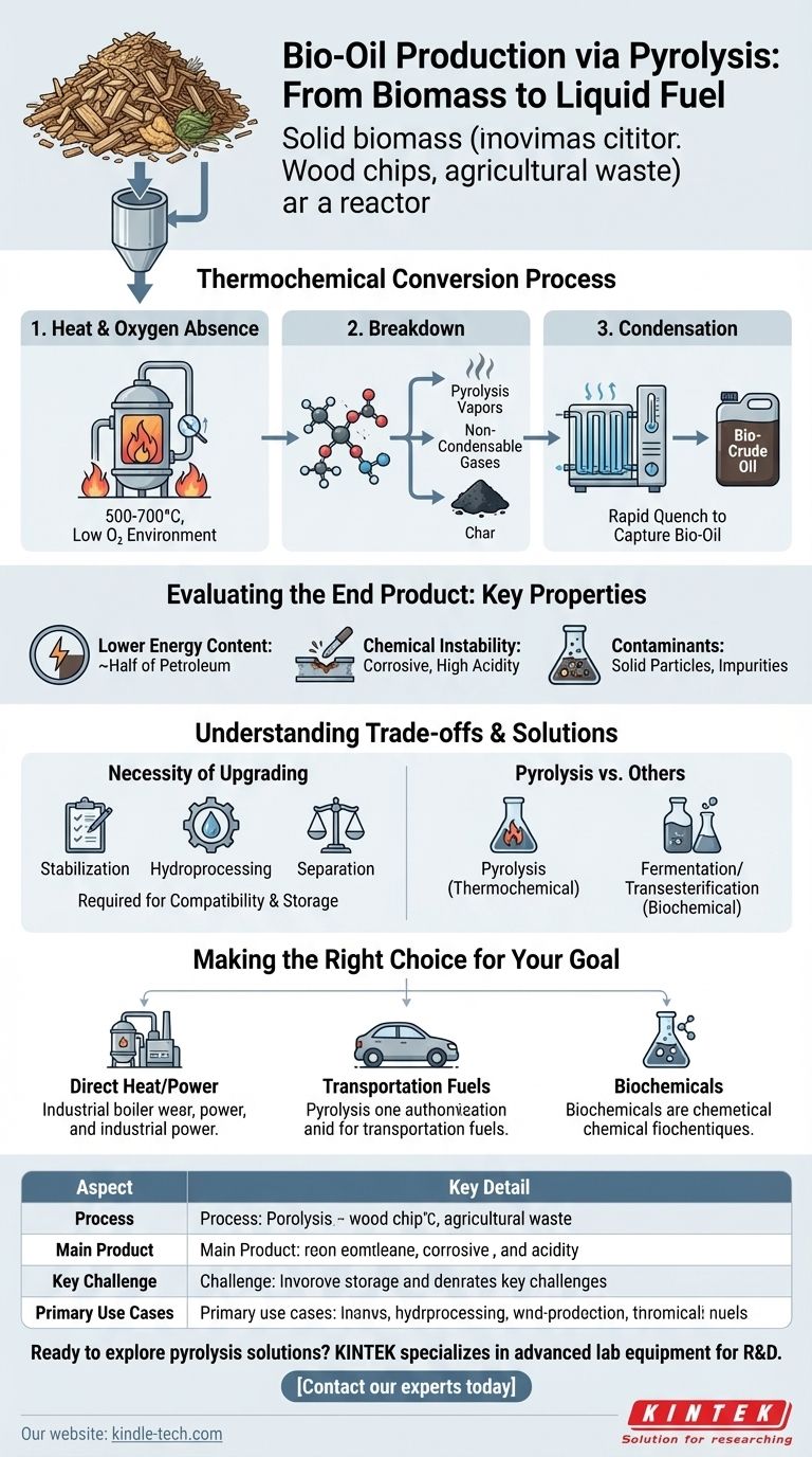 What is bio-oil production from biomass by using pyrolysis method? Turn Waste into Liquid Fuel Visual Guide