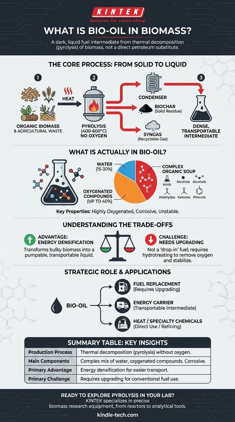 What is bio-oil in biomass? A Guide to the Liquid Fuel from Pyrolysis Visual Guide