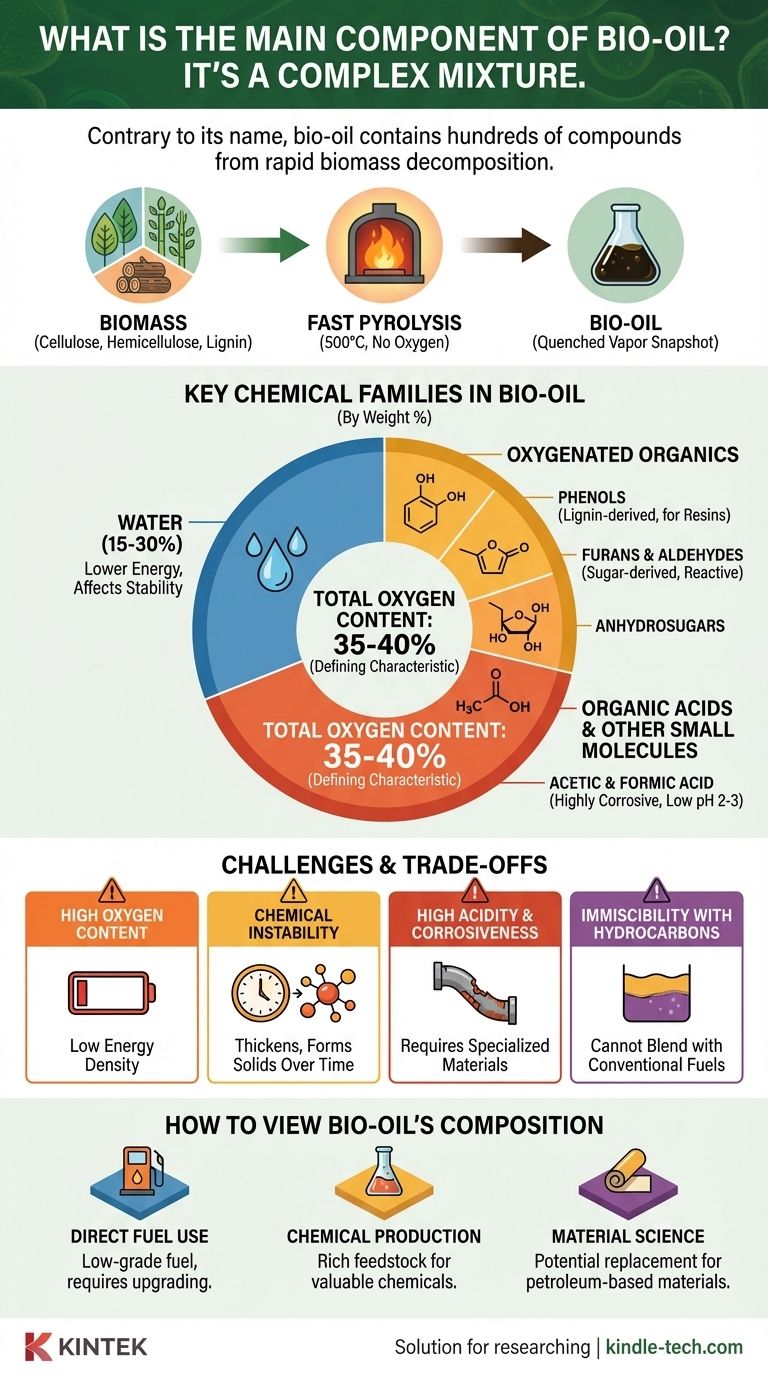 Quel est le composant principal du bio-huile ? C'est un mélange complexe, pas un seul produit chimique Guide Visuel