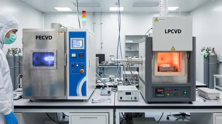 What is the difference between LPCVD and PECVD oxide? Choosing the Right Deposition Method for Your Thermal Budget