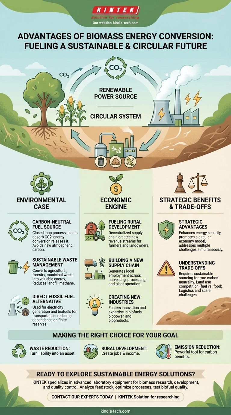 バイオマスエネルギー変換の利点は何ですか？廃棄物を再生可能エネルギーと経済成長に変える ビジュアルガイド