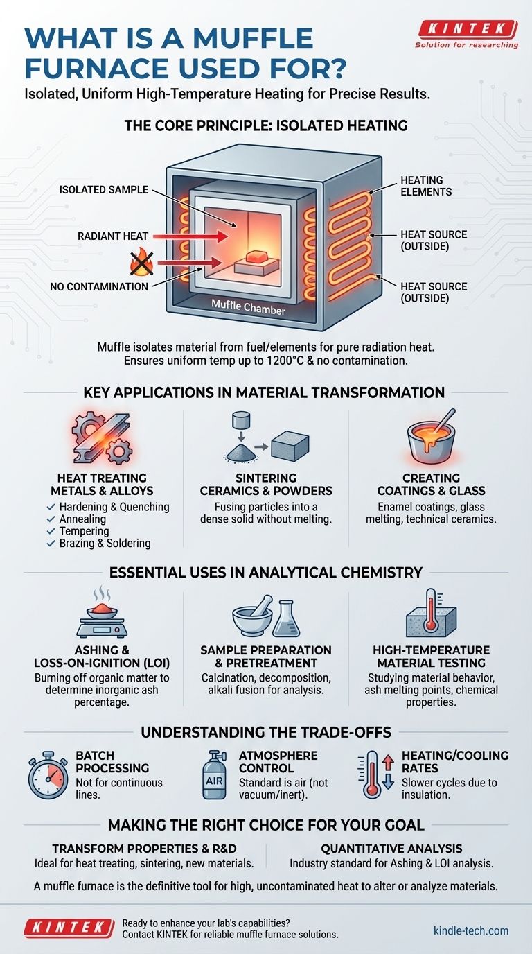 ما هو الفرن الكُمّي (Muffle Furnace) وما هي استخداماته؟ حقق معالجة دقيقة بدرجة حرارة عالية في مختبرك دليل مرئي