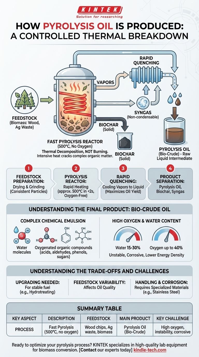 ¿Cómo se produce el aceite de pirólisis? Convierta la biomasa en biocrudo con pirólisis rápida Guía Visual