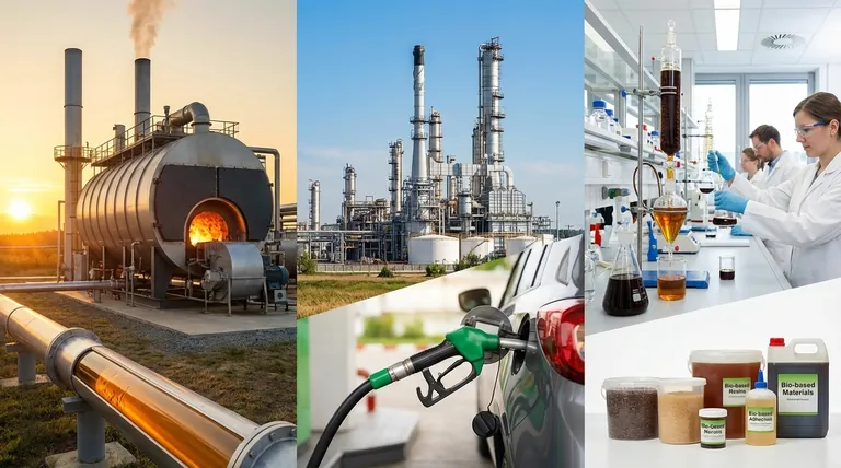 Каково применение биомасла, полученного методом пиролиза? Раскройте его потенциал в качестве топлива, химикатов и многого другого