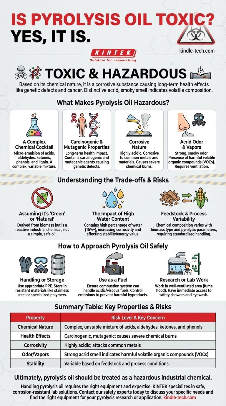 Токсично ли пиролизное масло? Понимание рисков для здоровья и безопасности биомасла Визуальное руководство