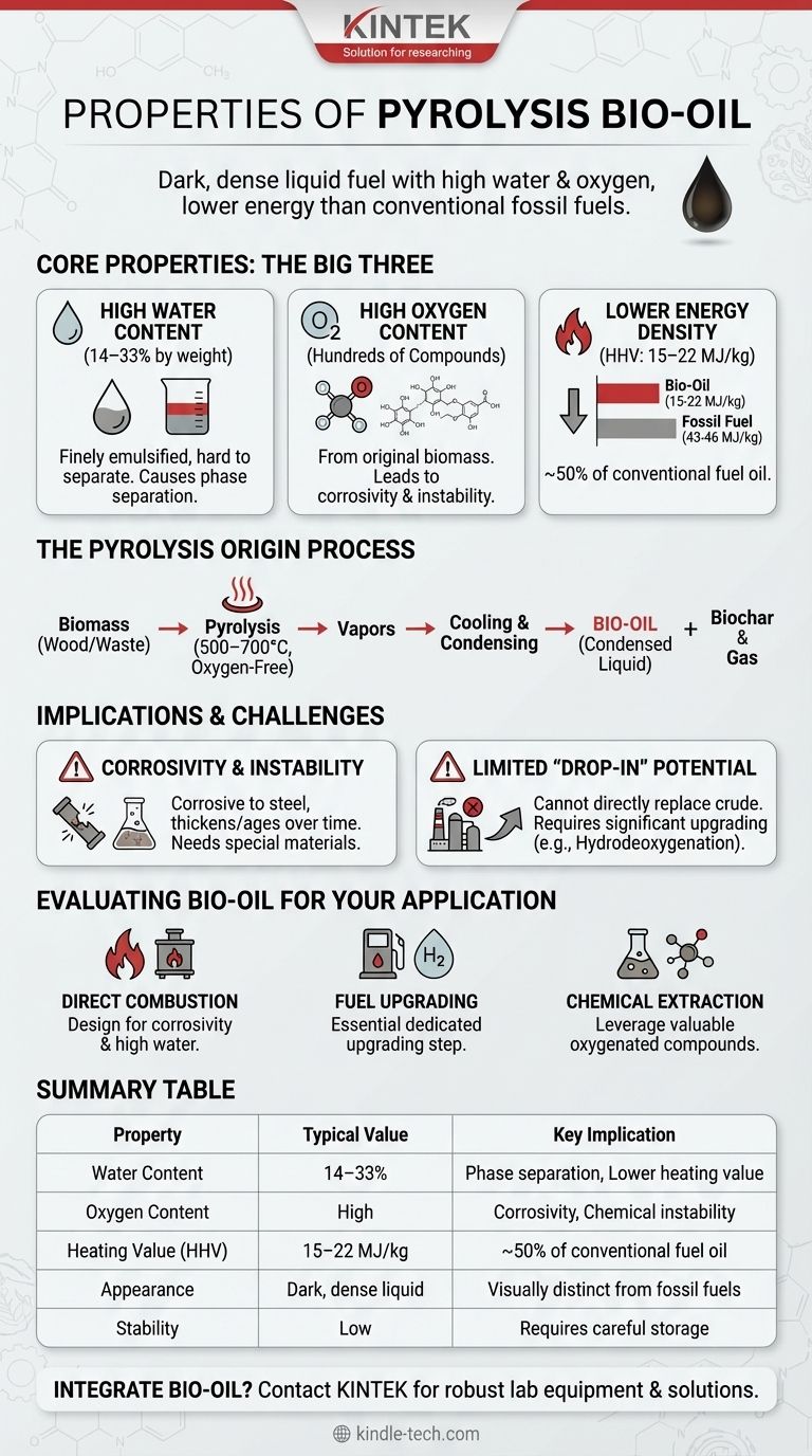 What are the properties of pyrolysis bio-oil? A Deep Dive into Its Unique Chemical Profile Visual Guide