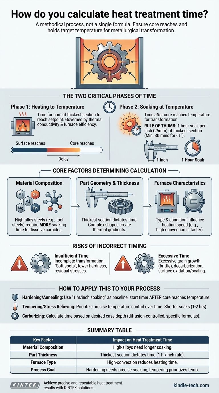 如何计算热处理时间？材料、厚度和保温时间的指南 图解指南