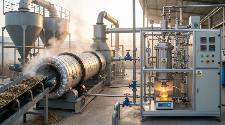 热解需要多长时间?从几秒到几天,取决于生物油或生物炭