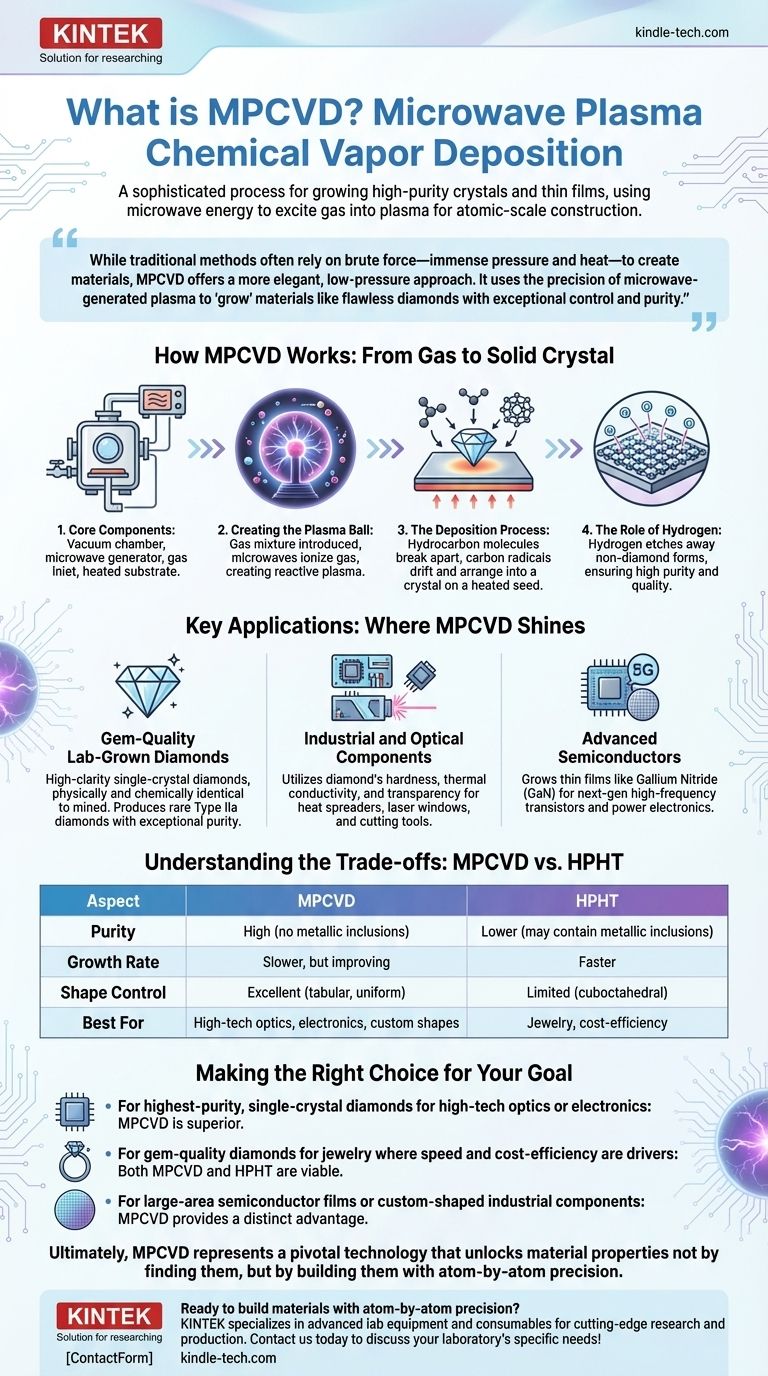 What is MPCVD? Unlock Atom-by-Atom Precision for High-Purity Materials Visual Guide