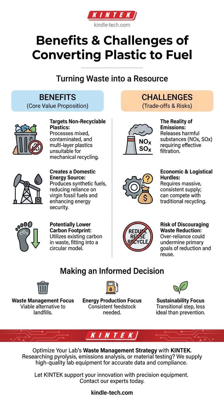 廃プラスチックを燃料に転換する利点は何ですか？廃棄物をエネルギーに変え、埋め立てを削減する ビジュアルガイド