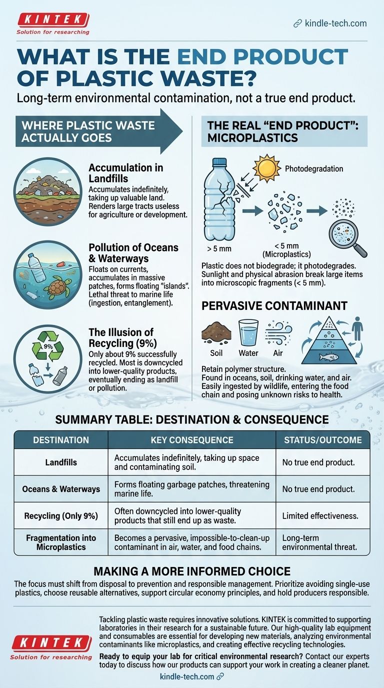 ما هو المنتج النهائي للنفايات البلاستيكية؟ الحقيقة المقلقة حول وجهتها النهائية دليل مرئي