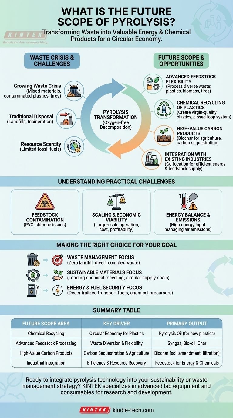 What is the future scope of pyrolysis? Unlocking Circular Economy Potential with Waste-to-Resource Tech Visual Guide