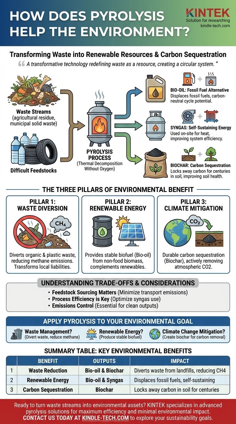 كيف تساعد عملية الانحلال الحراري البيئة؟ تحويل النفايات إلى طاقة متجددة وعزل الكربون دليل مرئي