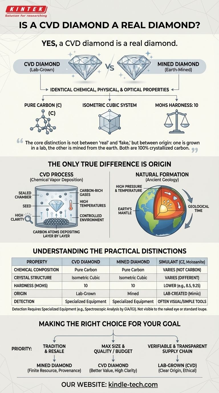 Is A CVD diamond a real diamond? Discover the Truth About Lab-Grown Diamonds Visual Guide
