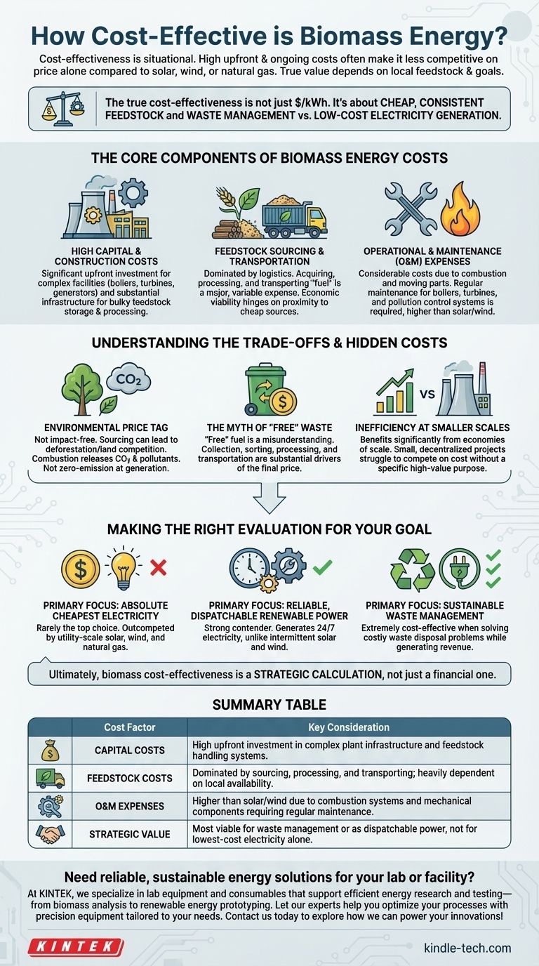 Wie kosteneffizient ist Biomasseenergie? Ein strategischer Leitfaden für Machbarkeit und Kosten Visuelle Anleitung