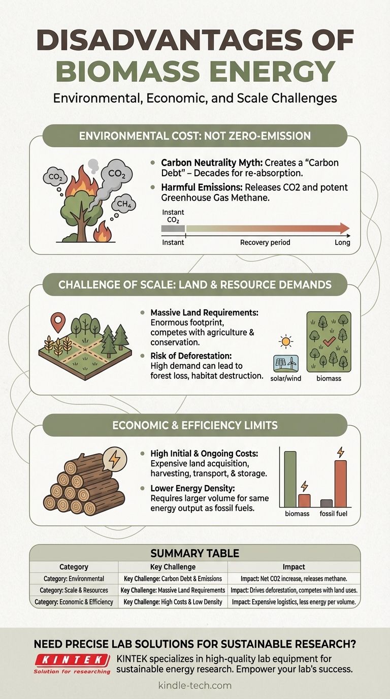 바이오매스의 단점은 무엇인가요? 높은 환경적 및 경제적 비용 시각적 가이드