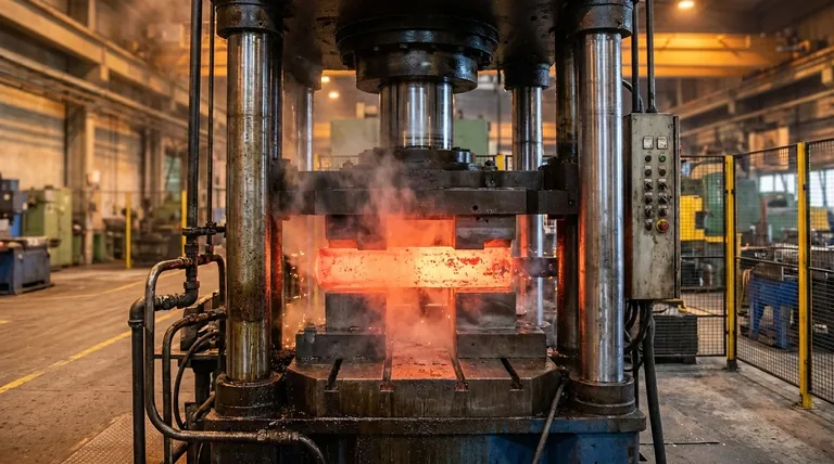 Qu'est-ce que le forgeage à la presse hydraulique ? Obtenez un contrôle précis et une résistance supérieure pour les grandes pièces métalliques