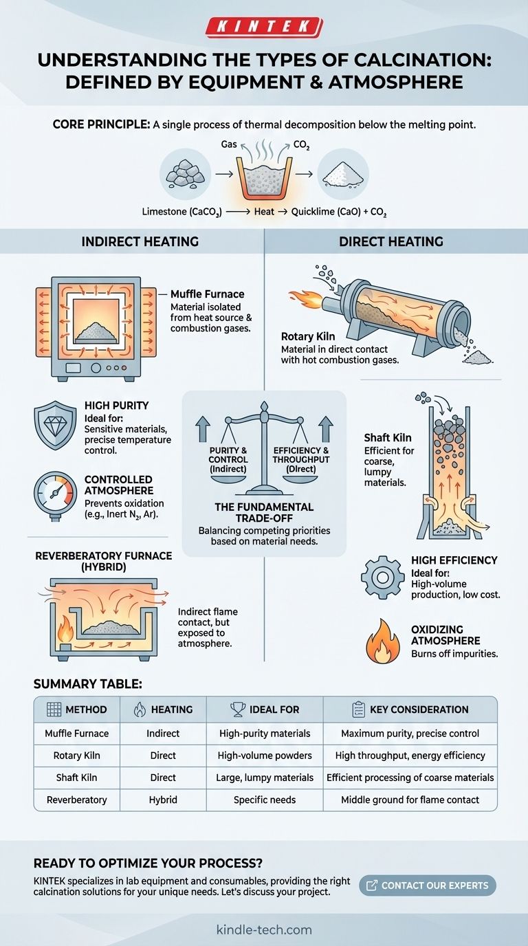 煅烧的不同类型有哪些？为您的材料选择正确的方法 图解指南
