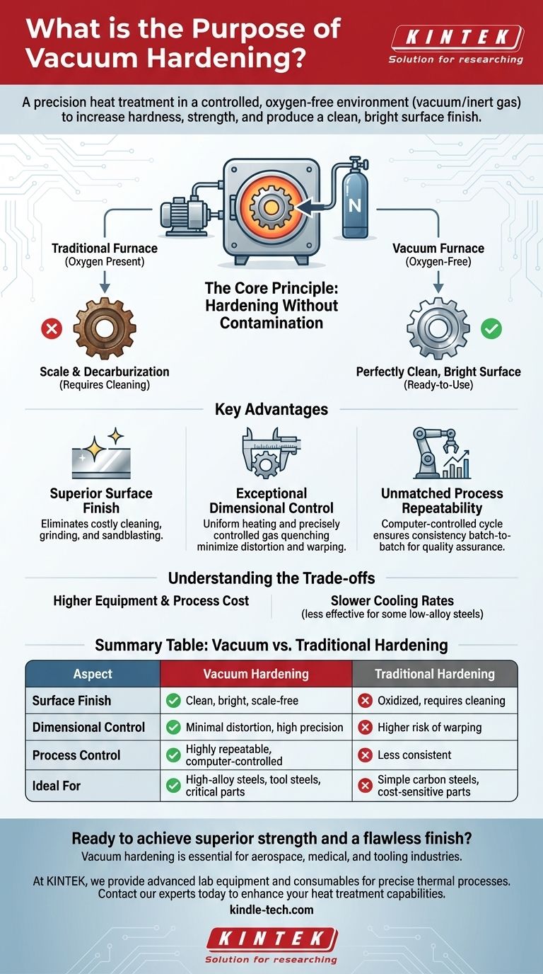 ما هو الغرض من التقسية بالتفريغ؟ تحقيق مكونات معدنية خالية من العيوب وعالية القوة دليل مرئي
