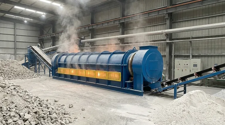 ¿Cuál es un ejemplo de calcinación? El proceso industrial de piedra caliza a cal