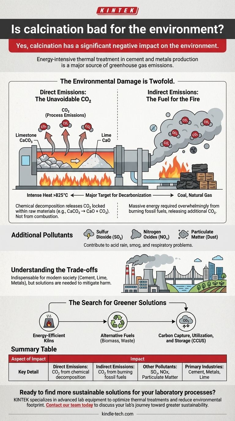 هل التكليس ضار بالبيئة؟ الحقيقة وراء بصمته الكربونية الرئيسية دليل مرئي
