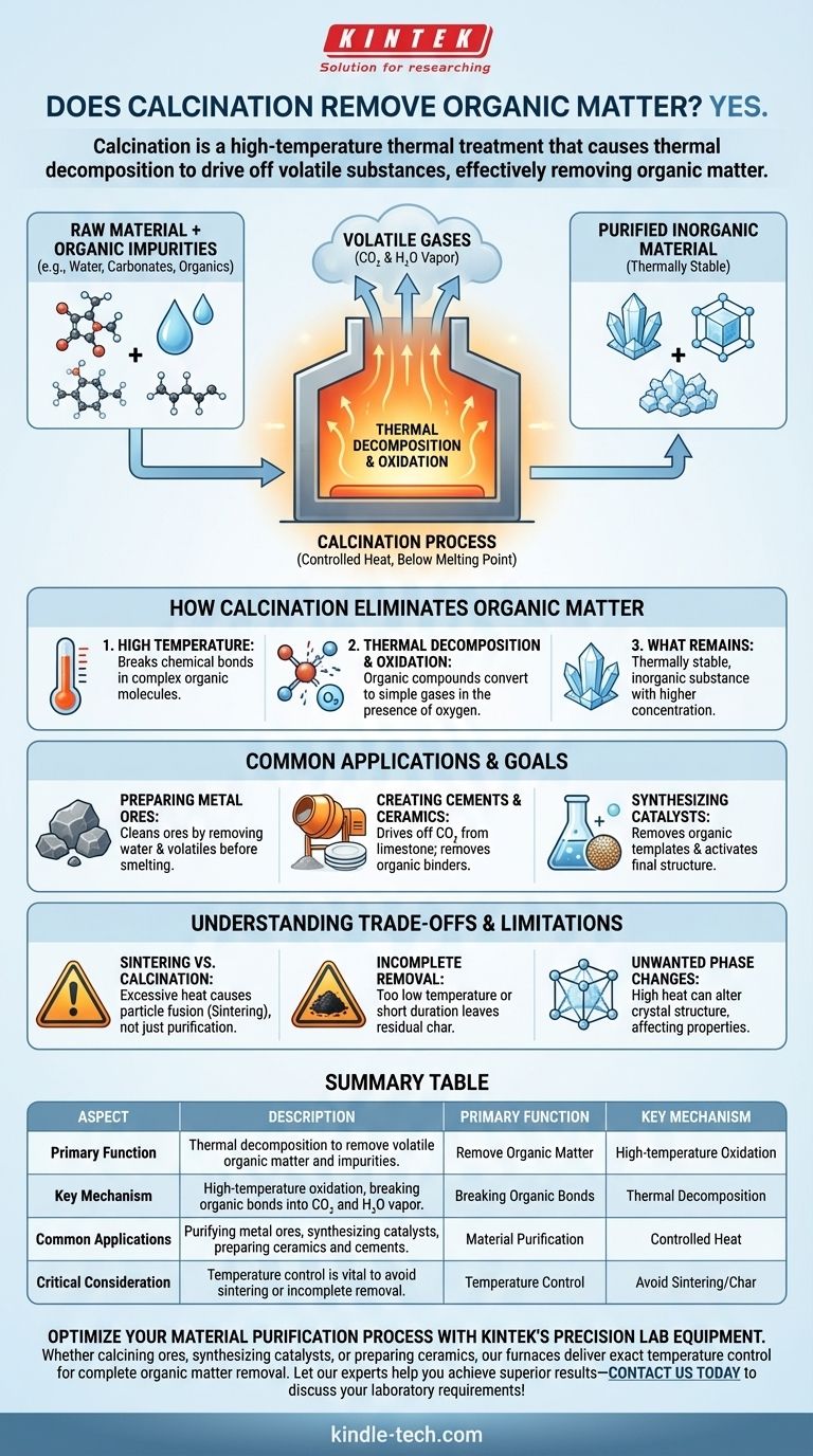 Does calcination remove organic matter? Yes, and here's how it purifies materials effectively. Visual Guide