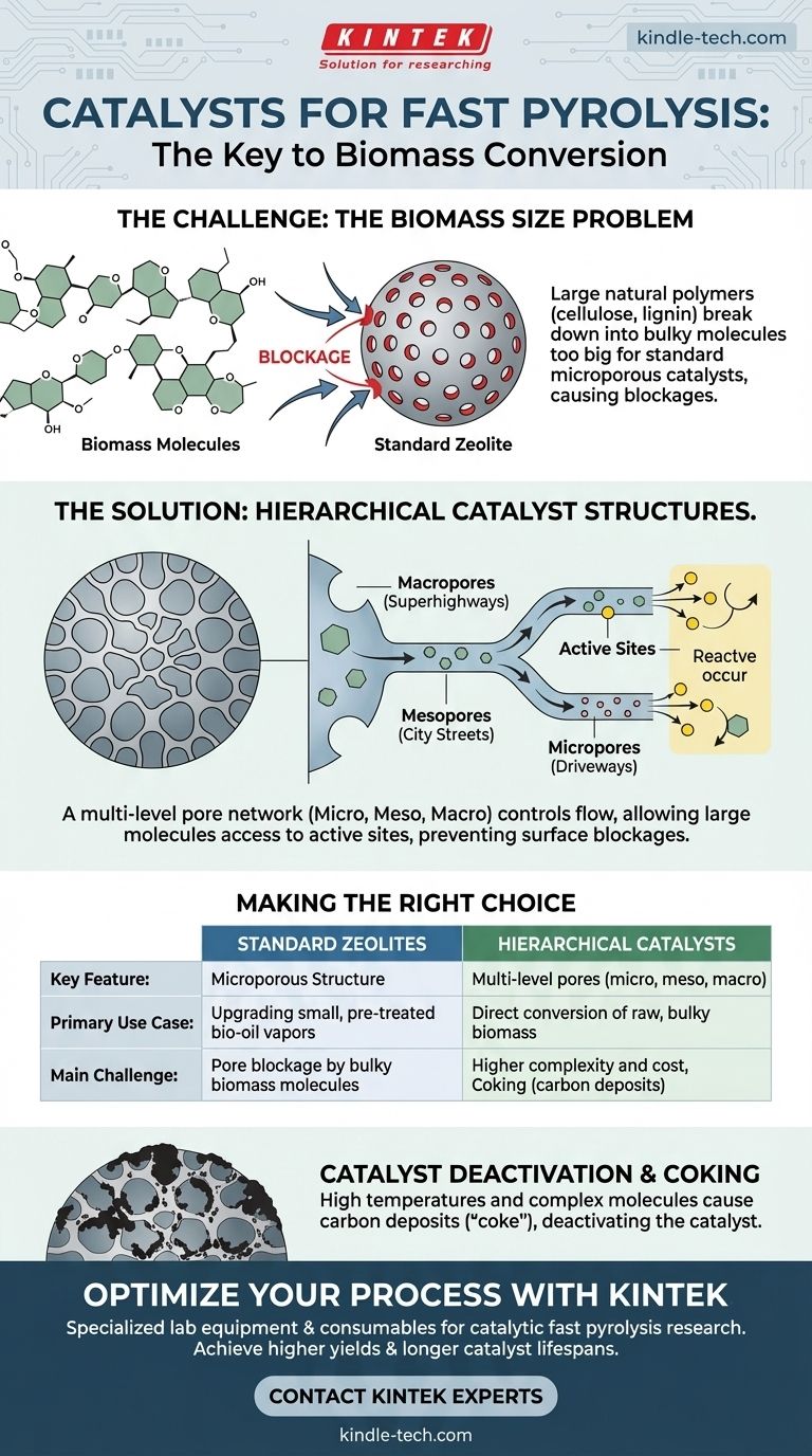 고속 열분해 촉매는 무엇인가요? 바이오매스 전환 과제 극복 시각적 가이드