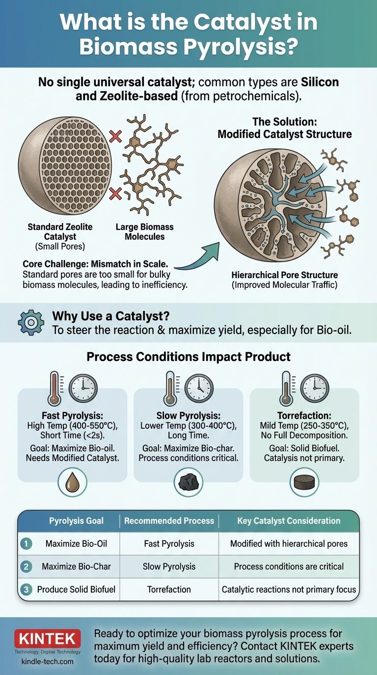 What is the catalyst in biomass pyrolysis? Optimize Your Bio-Oil and Biochar Yields Visual Guide