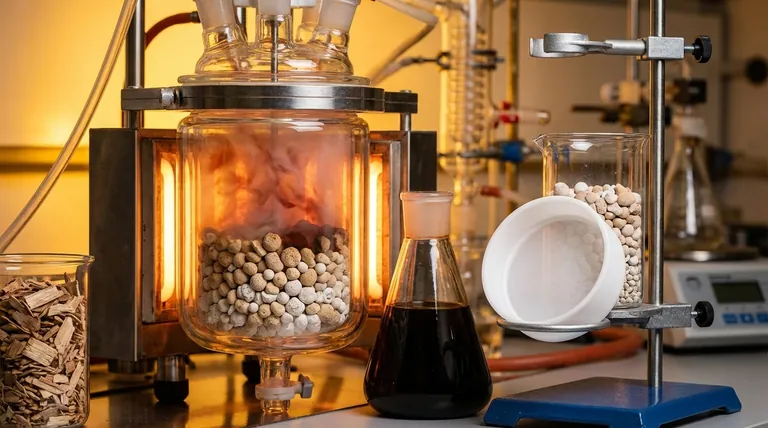 催化热解中使用什么催化剂？用于高级生物油提质的沸石