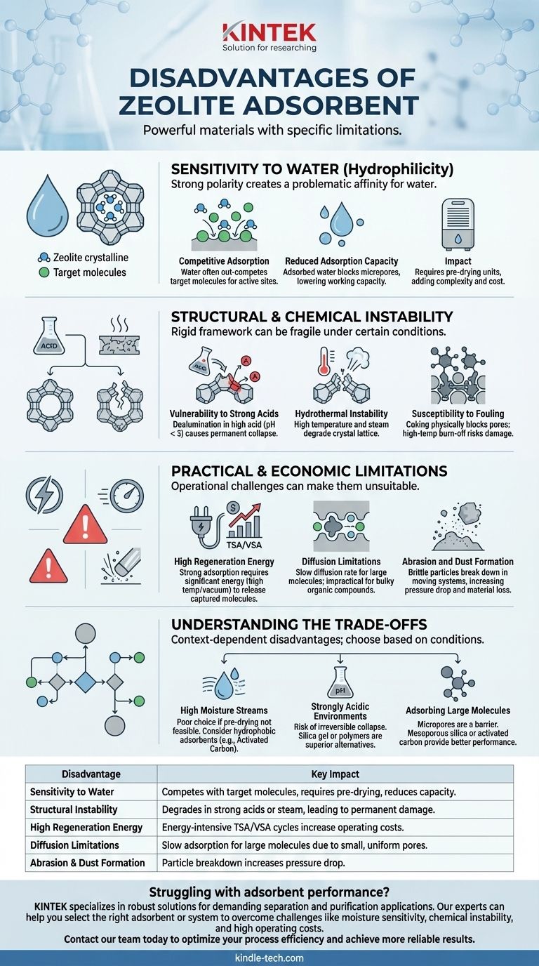沸石吸附剂的缺点是什么？您的工艺面临的关键限制 图解指南