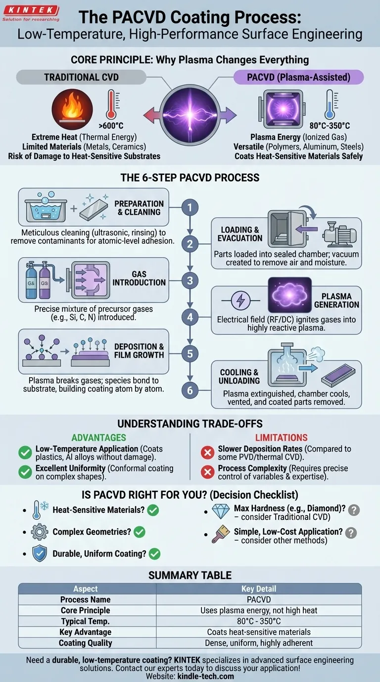 Qual é o processo de revestimento PACVD? Um Guia para Filmes Finos de Baixa Temperatura e Alto Desempenho Guia Visual