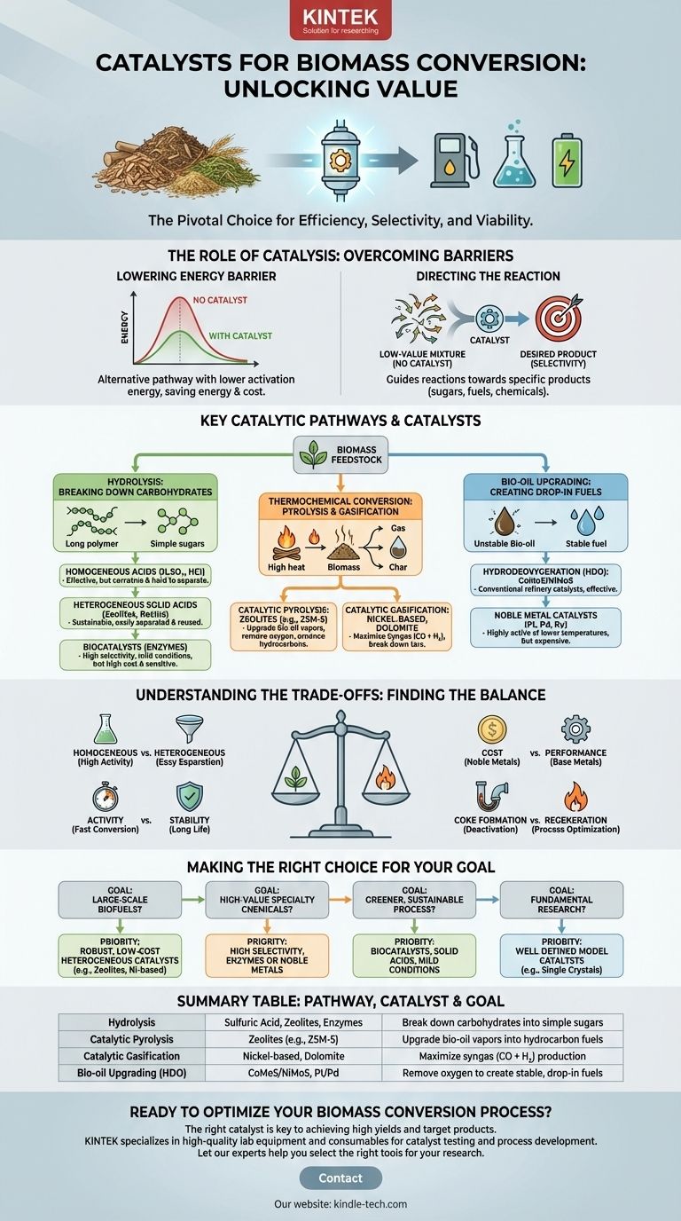 ما هي المحفزات المستخدمة في تحويل الكتلة الحيوية؟ دليل لتحسين عمليتك دليل مرئي