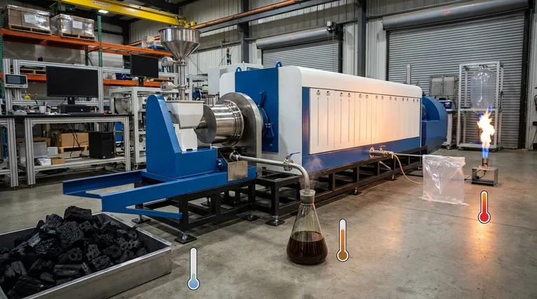 バイオマス熱分解における温度の影響とは？バイオ炭からバイオオイルまで製品収率を制御する