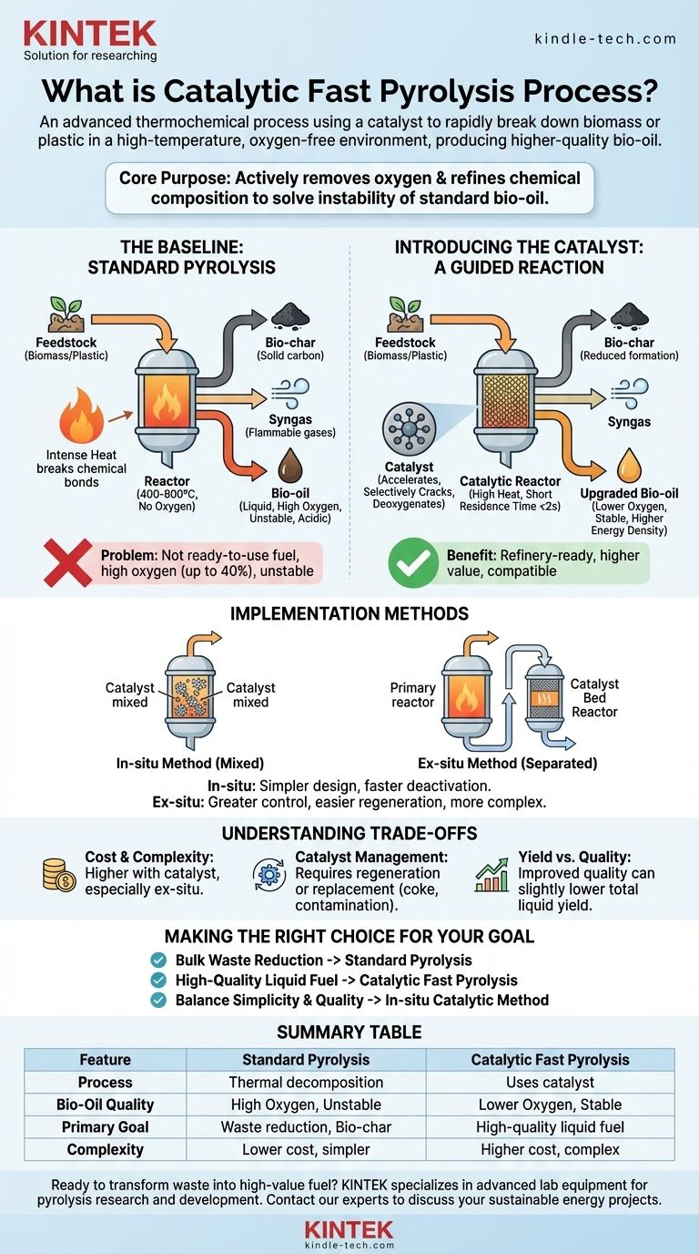 ما هي عملية الانحلال الحراري السريع التحفيزي؟ المفتاح لترقية الزيت الحيوي لوقود نظيف دليل مرئي