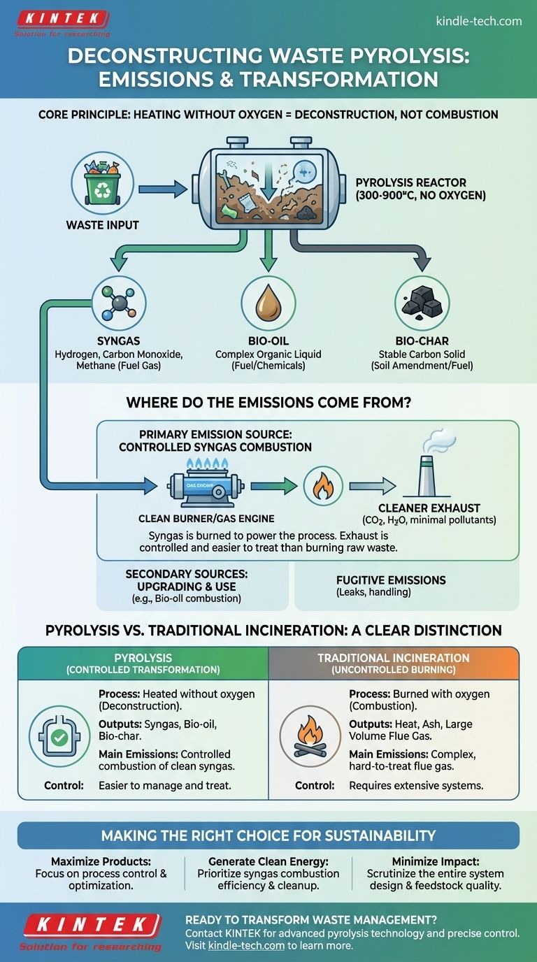 ما هي انبعاثات الانحلال الحراري للنفايات؟ دليل لتحويل أنظف للنفايات دليل مرئي