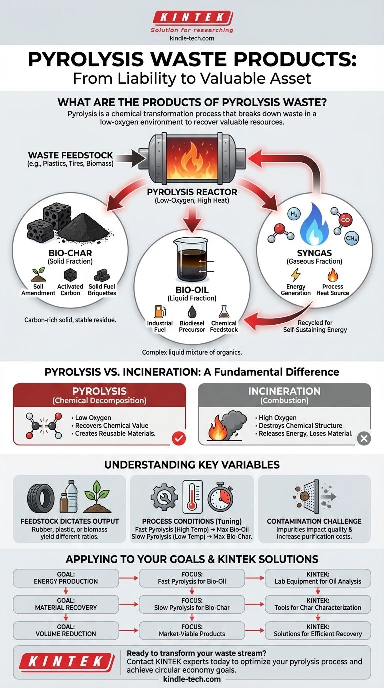 열분해 폐기물의 제품은 무엇입니까? 폐기물을 바이오 숯, 바이오 오일 및 합성가스로 전환 시각적 가이드