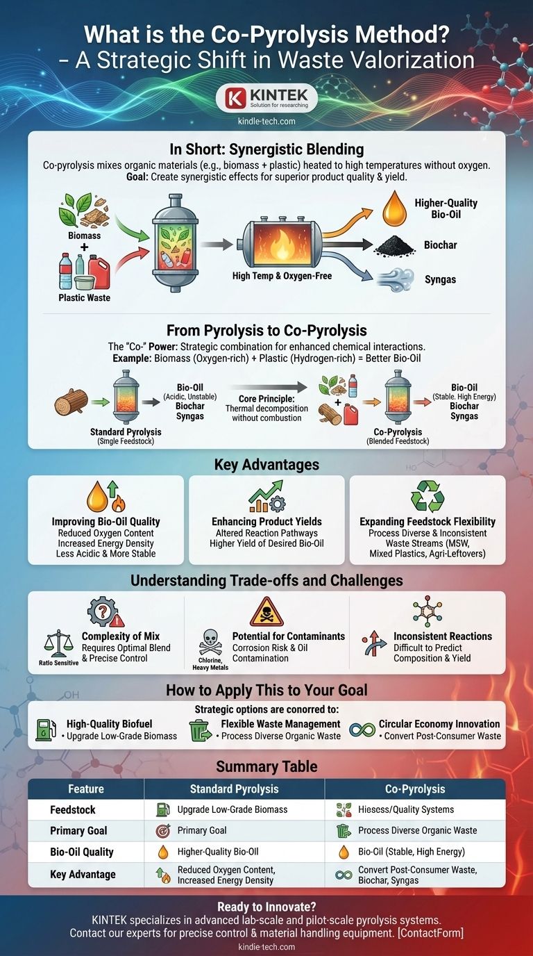 공동 열분해 방법이란 무엇인가요? 폐기물 가치화 및 바이오 오일 고도화를 위한 전략적 접근법 시각적 가이드