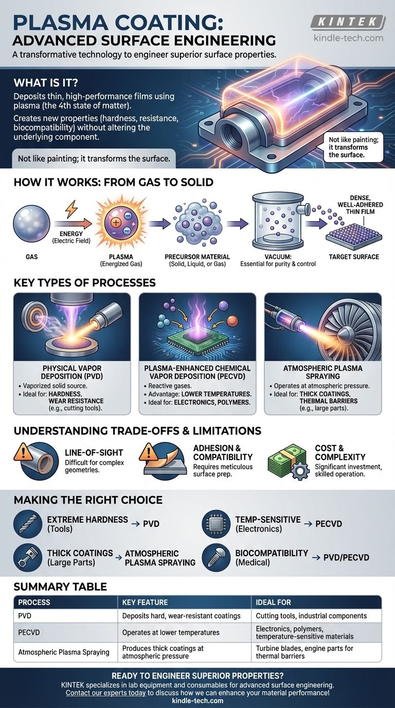 What is a plasma coating? Transform Material Surfaces with High-Performance Thin Films Visual Guide