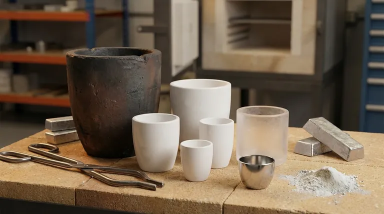 De que material deve ser feito um cadinho? Escolha o material certo para sua aplicação