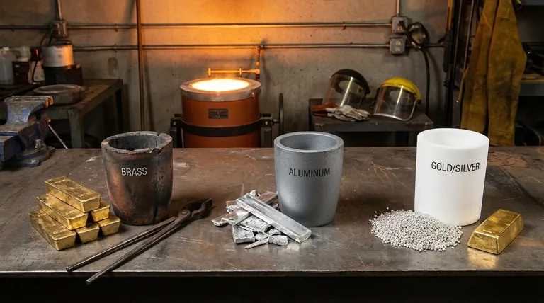 Precisa de um cadinho diferente para metais diferentes? Garanta a Pureza e a Segurança no Seu Laboratório