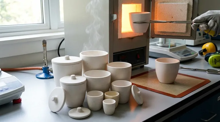 るつぼと蓋の5つの用途とは?高温材料処理ガイド