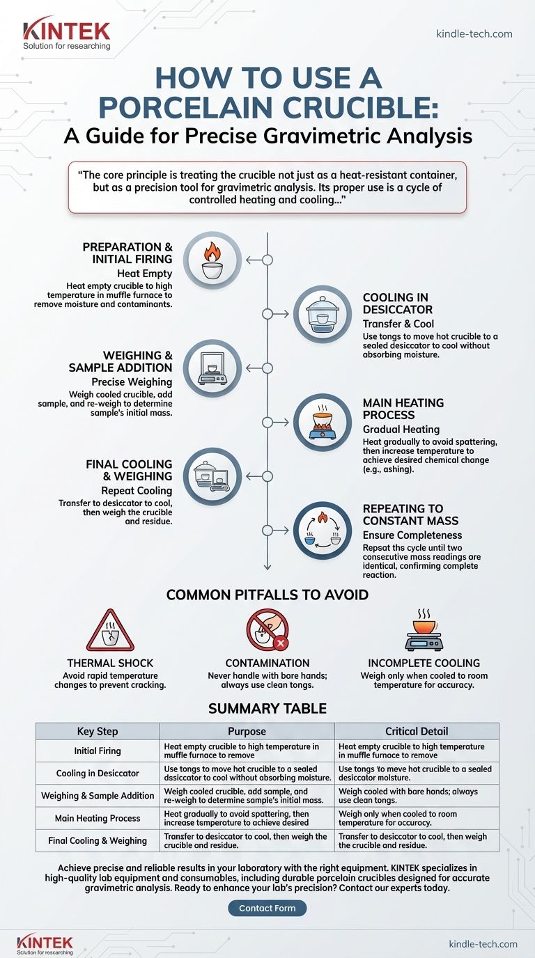 Comment utiliser un creuset en porcelaine ? Un guide étape par étape pour une analyse gravimétrique précise Guide Visuel