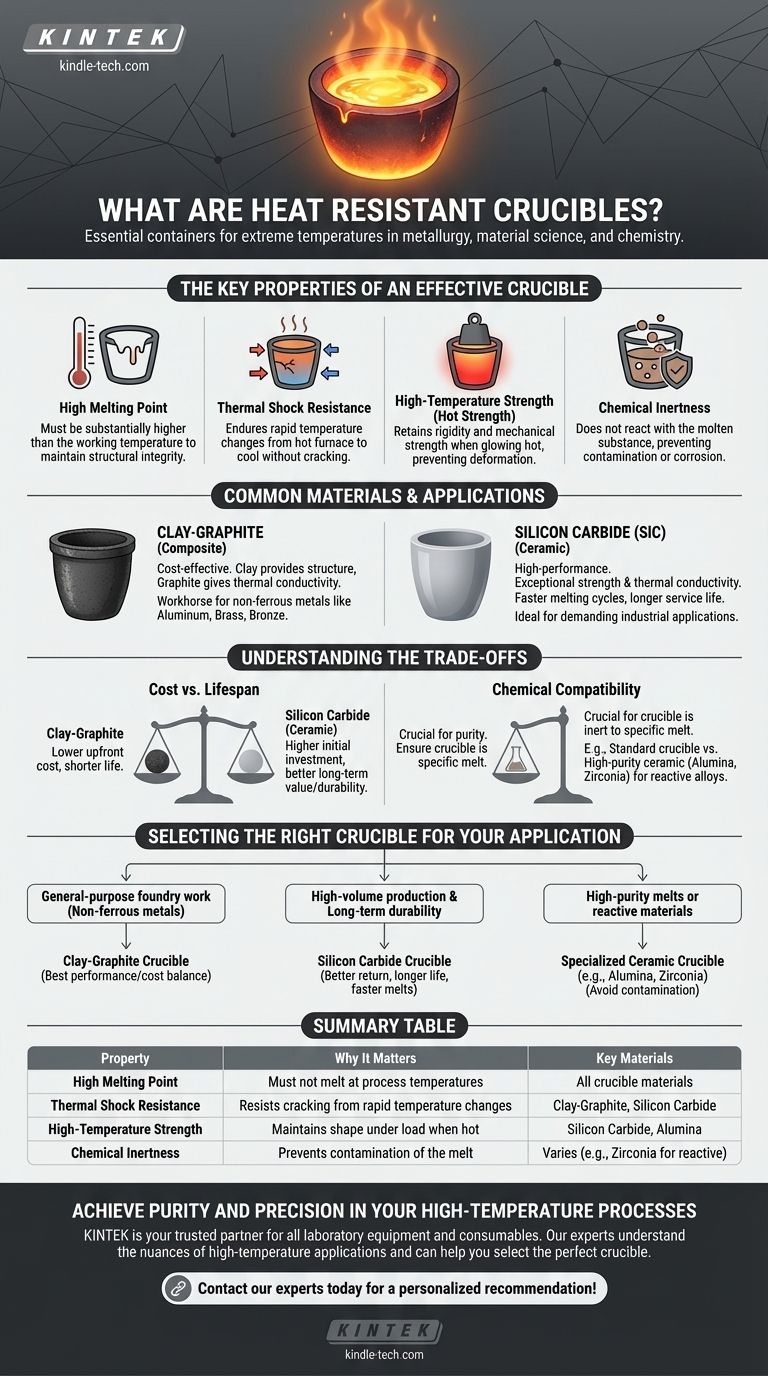 내열 도가니란 무엇인가? 고온 용융 용기에 대한 필수 가이드 시각적 가이드